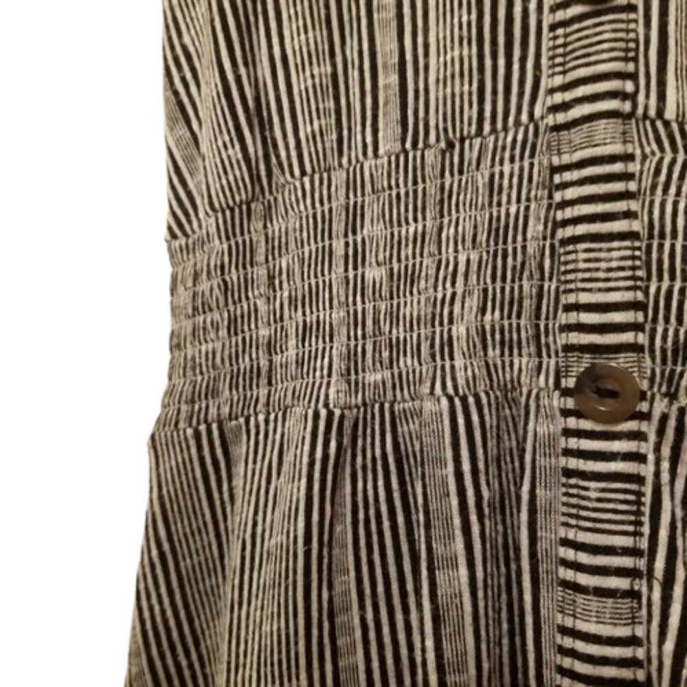 CAUTION to the WIND Black and White Striped Midi/Mini Dress | Spring Dresses